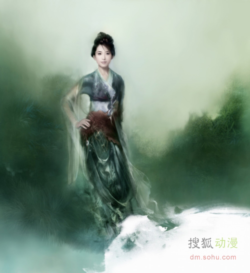 赤壁电影海报-林志玲造型