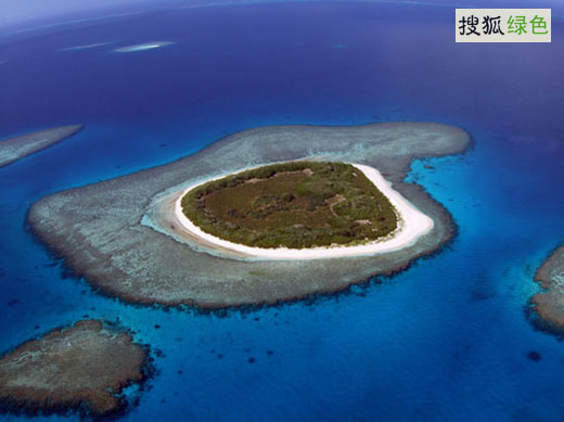 新喀里多尼亚热带泻湖和珊瑚礁
