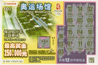 奥运彩票顶呱刮-奥运场馆之城区自行车公路赛场