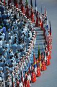 图文：北京奥运会隆重开幕 入场式现场众运动员