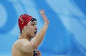 图文：中国选手张琳晋级男子400米自由泳决赛
