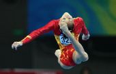 图文:[体操]中国队亮相女子资格赛 起舞弄清影