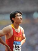 图文：男子100米预赛 胡凯名列小组第四