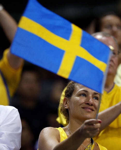 手球女子预赛B组 瑞典队25比22胜巴西队(组图