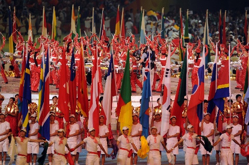 8月24日晚,第29届夏季奥林匹克运动会闭幕式在北京国家体育场