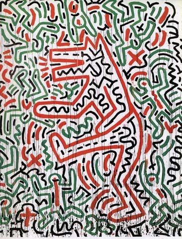 组图:凯思-哈林keith haring涂鸦作品欣赏