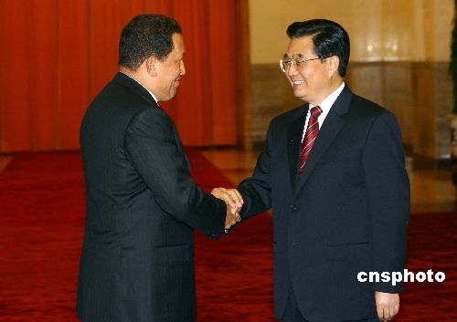 委内瑞拉总统查韦斯将对中国进行国事访问(图