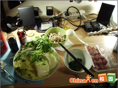 国外留学女生每天华丽丽的晚餐-ChinaRen校园