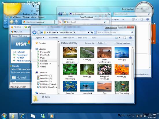 Windows 7预览版试用 界面图赏