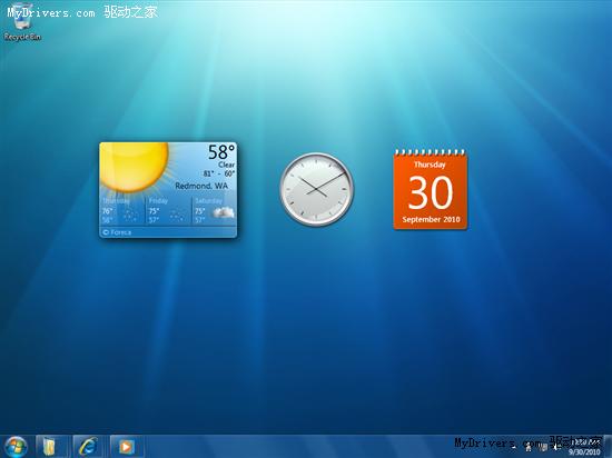Windows 7预览版试用 界面图赏