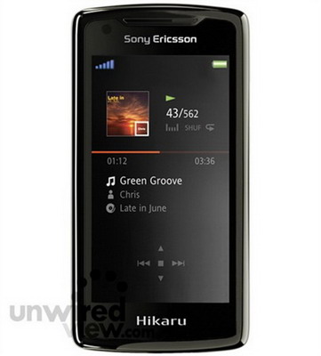 图为代号Hikaru的索尼爱立信800万像素手机