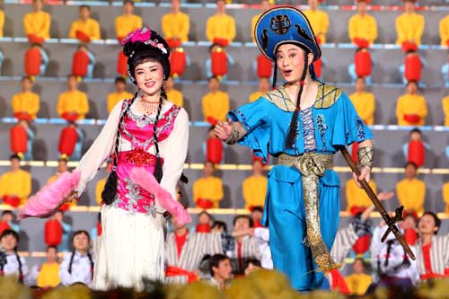 首届中国农民歌会在安徽滁州隆重开幕(图)