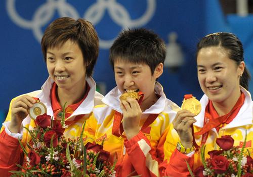 图文:年度最佳团队奖候选人 中国女子乒乓球队