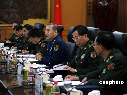 组图:中俄军队总参谋部北京举行战略磋商