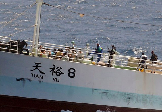 外媒:中国对出兵打击海盗犹豫不定 印日抢先