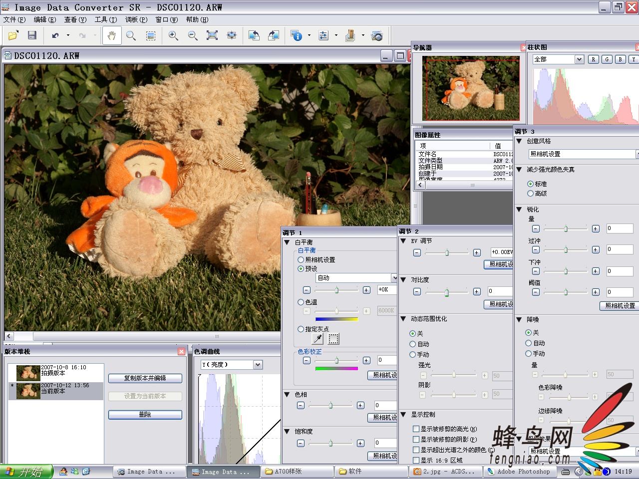 Image Data Converter SR界面（可点击放大）