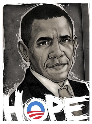 奥巴马的脸临时代替了格瓦拉 画像标价30万美