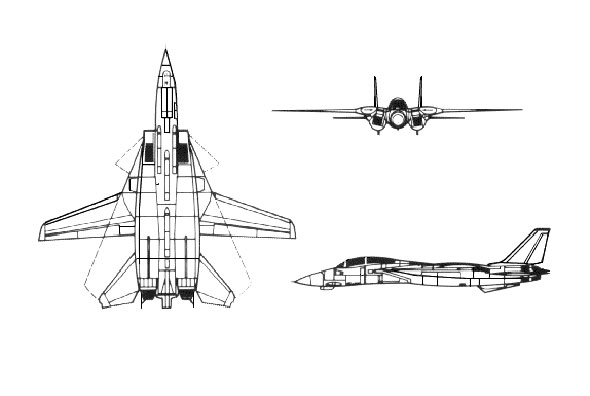 f-14三视图 图片来源:新华网