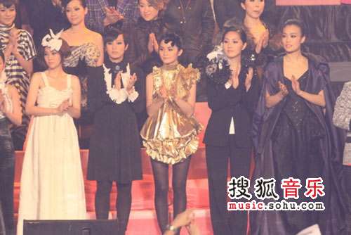2008劲歌金曲颁奖礼现场 群星上台亮相