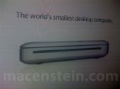 全球最小巧台式机 苹果Mac mini谍照曝光
