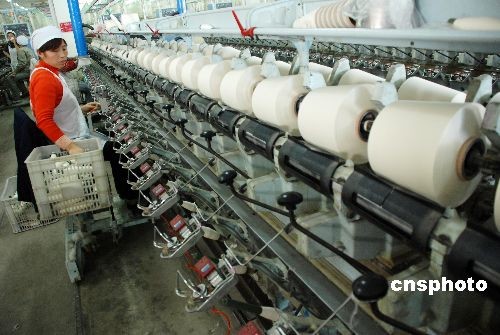 中国再度提高纺织品服装出口退税率(图)