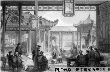 英国画家托马斯?阿罗姆据原始素描所制铜版画.资料图片