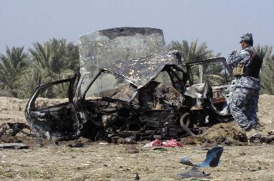 伊拉克一市场遭汽车炸弹袭击 50余人死伤[图]-