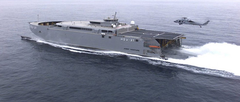 美国海军“雨燕”号高速船