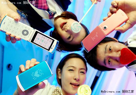 LG发布三款棒棒糖手机