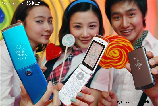 LG发布三款棒棒糖手机