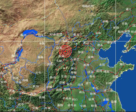 山西原平市发生4.2级地震 太原等地有震感
