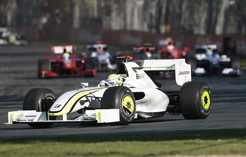 图文f1澳大利亚大奖赛正赛巴顿比赛特写