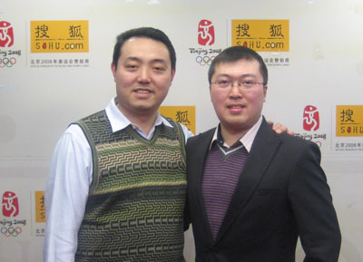 李佳峰老师与祁连山老师现场留影