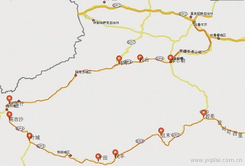 新疆旅游线路图片