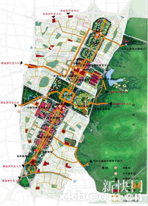 广州白云新城城市设计深化方案 社区建邻里公园