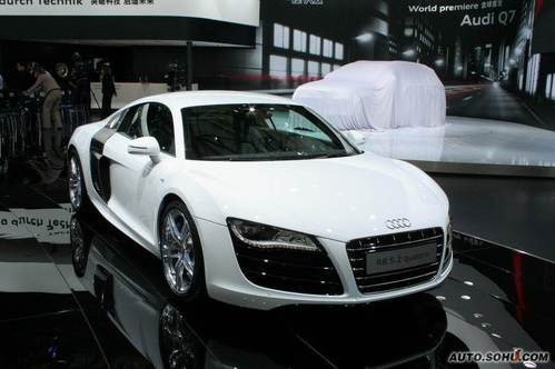 奥迪 R8 实拍 外观 个性 50万元以上 进口新车 图片