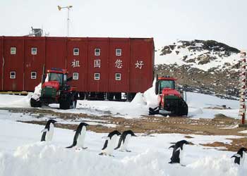 中国第一个南极内陆考察站昆仑站建设记(组图)-搜狐新闻