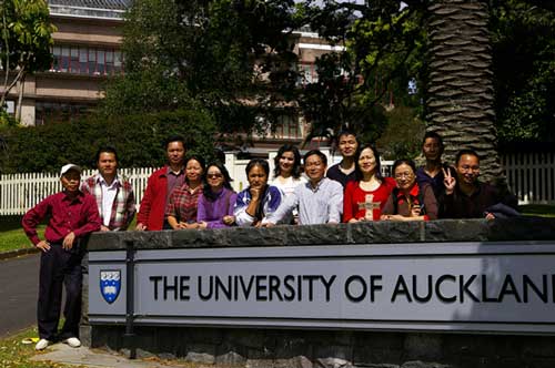 新西兰最高学府 奥克兰大学绿茵美景-搜狐旅游