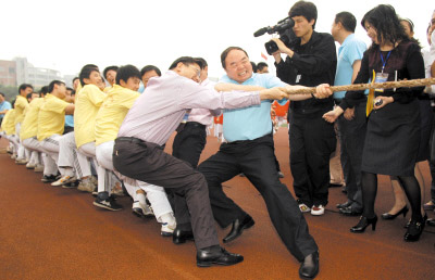 组图:新中国历任部长的体育情结