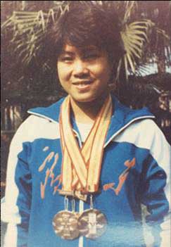 跳水运动员陈肖霞 中国第一位跳水女子世界冠军