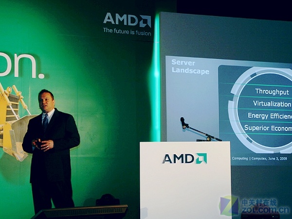 台北电脑展09：AMD发布全球领先6核CPU 