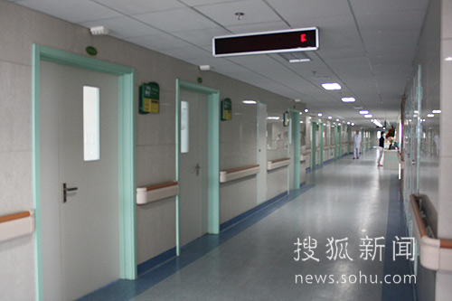 6月5日11时，病房区已经恢复了平静 搜狐网友供图。