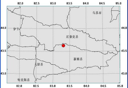 新疆两日内3次小地震 库车县今发生4.0级地震