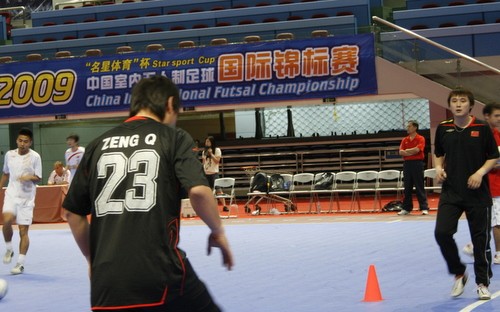 幻灯:室内五人制锦标赛一触即发 中国适应训练