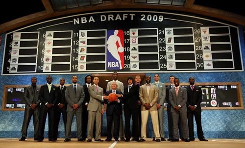 图文:[NBA]09NBA选秀 绿屋全家福