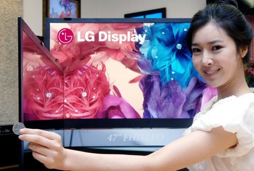 薄如硬币？LG发布5.9mm厚度LCD面板