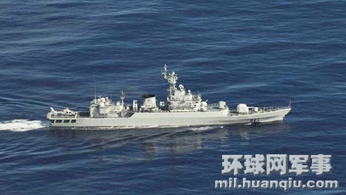 中国海军江卫ii级527洛阳号护卫舰 (图片:日本朝云新闻社)