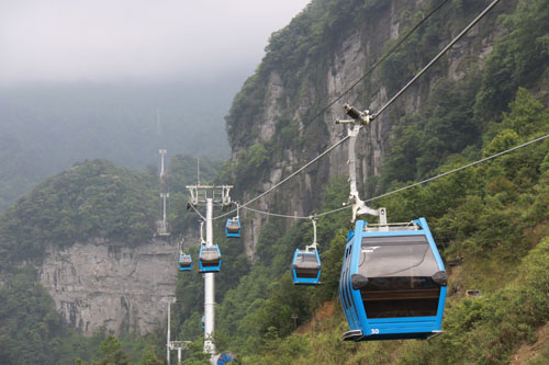 盛夏避暑金山 索道开通喜迎客