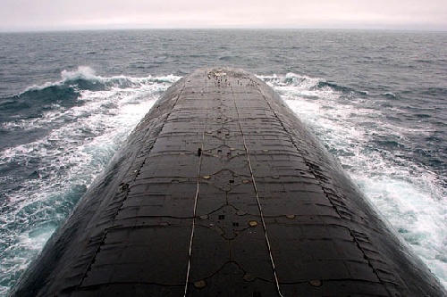 近距离感受俄罗斯台风级核潜艇(组图)