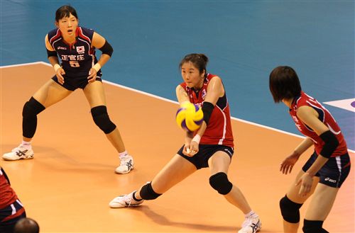 综合体育 排球 精彩图片 09女排大奖赛图片 日本女排3-0横扫韩国